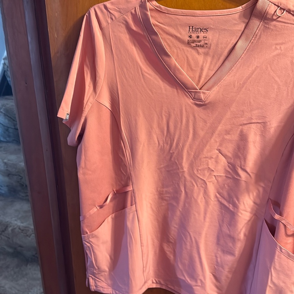 Hanes Comfort Fit Scrub top.